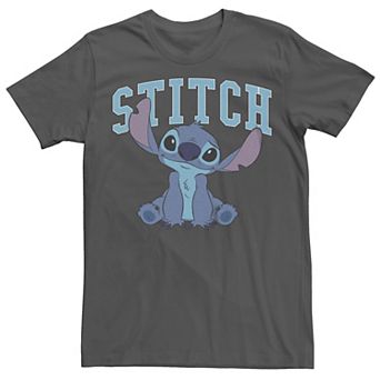 Disney's Lilo & Stitch Happy Stitch Juniors' Boyfriend Graphic Tee