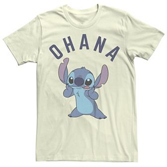 Disney's Lilo & Stitch Ohana Stitch Juniors' Boyfriend Graphic Tee
