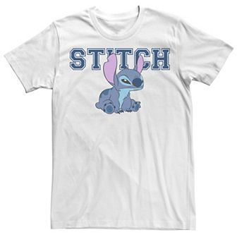 Disney's Lilo & Stitch Angry Sitting Stitch Juniors' Boyfriend Graphic Tee