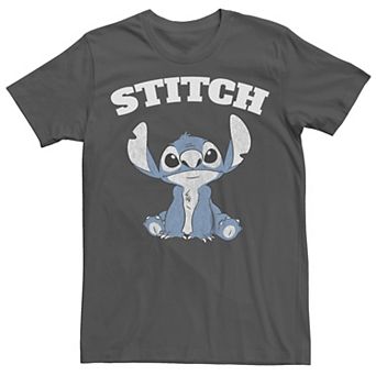 Disney's Lilo & Stitch Sitting Stitch Juniors' Boyfriend Graphic Tee