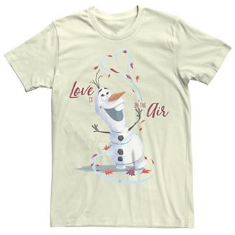 Disney's Frozen Olaf Love Is In The Air Juniors' Boyfriend Graphic Tee