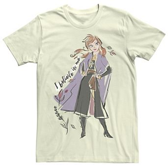 Disney's Frozen Anna I Believe In Me Juniors' Boyfriend Graphic Tee
