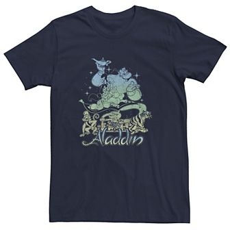 Disney's Aladdin Movie Poster Juniors' Boyfriend Graphic Tee