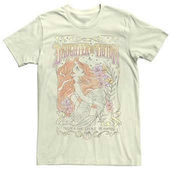 Disney's The Little Mermaid Daughter Of Triton Juniors' Boyfriend Graphic Tee