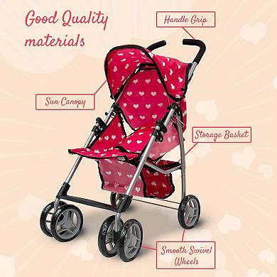 The New York Doll Collection 28 Inch Baby Doll Stroller