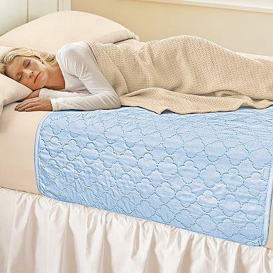 Collections Etc Highly Absorbent Washable Waterproof Bed Pad,