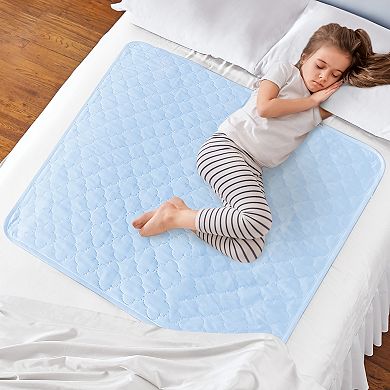Collections Etc Highly Absorbent Washable Waterproof Bed Pad,
