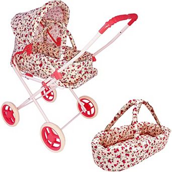 The New York Doll Collection 3-1 Baby Doll Stroller Play Set