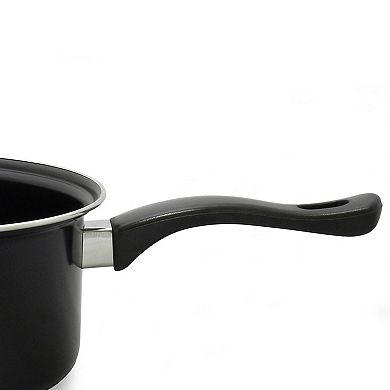 Brentwood 3 Piece Carbon Steel Sauce Pan Set