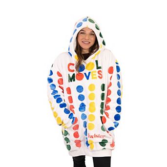 Unisex Twister Snugible - Reversible Blanket Hoodie Pillow