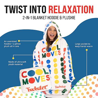 Twister Hoodie Blanket Adult Snugible