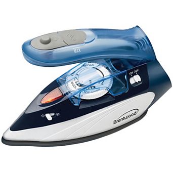 Brentwood 1100 watt Dual Voltage Nonstick Travel Iron with Steam