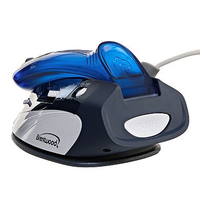 Brentwood 1100 Watt Dual Voltage Nonstick Travel Iron with Steam