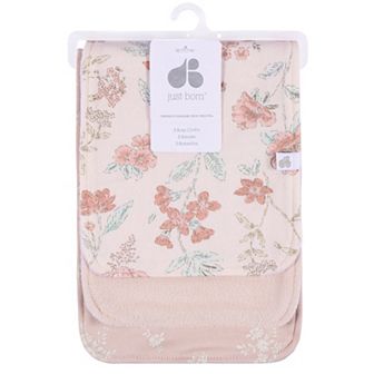 Just Born® Baby 3-Pack Burp Cloths