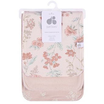Just Born® Baby 3-Pack Burp Cloths