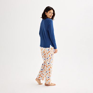 Women's Jammies For Your Families® Cookie Top & Fleece Bottoms Pajama Set