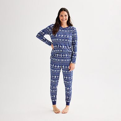 Women's Jammies For Your Families® Winter Fairisle Pajama Top & Pajama Bottoms Set