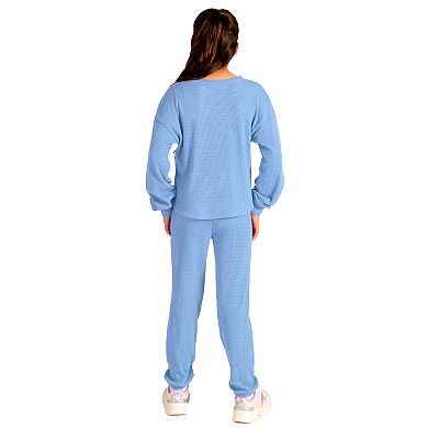 Girls 5-16 ZeroXposur 2-Piece Cozy Active Knit Top & Jogger Set