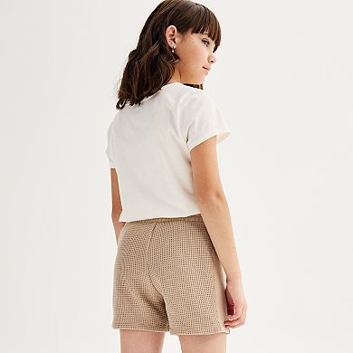 Girls 7-16 Limited Too Cozy Waffle Short