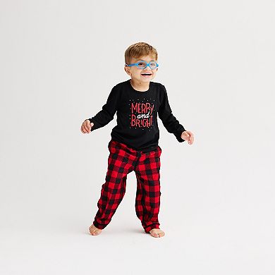 Toddler Jammies For Your Families® Merry & Bright Buffalo Plaid Top & Bottoms Pajama Set