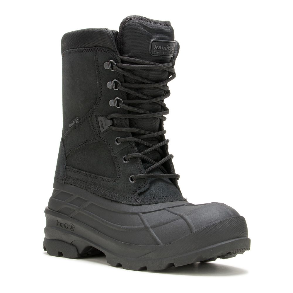 Kamik Canada 110568F black waterproof winter snow insulated boots men size 9 Kamik Canada Boots Men main image 4