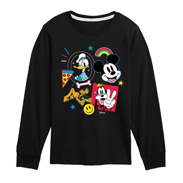 Disney's Mickey Mouse & Friends Boys 8-20 Icons Long Sleeve