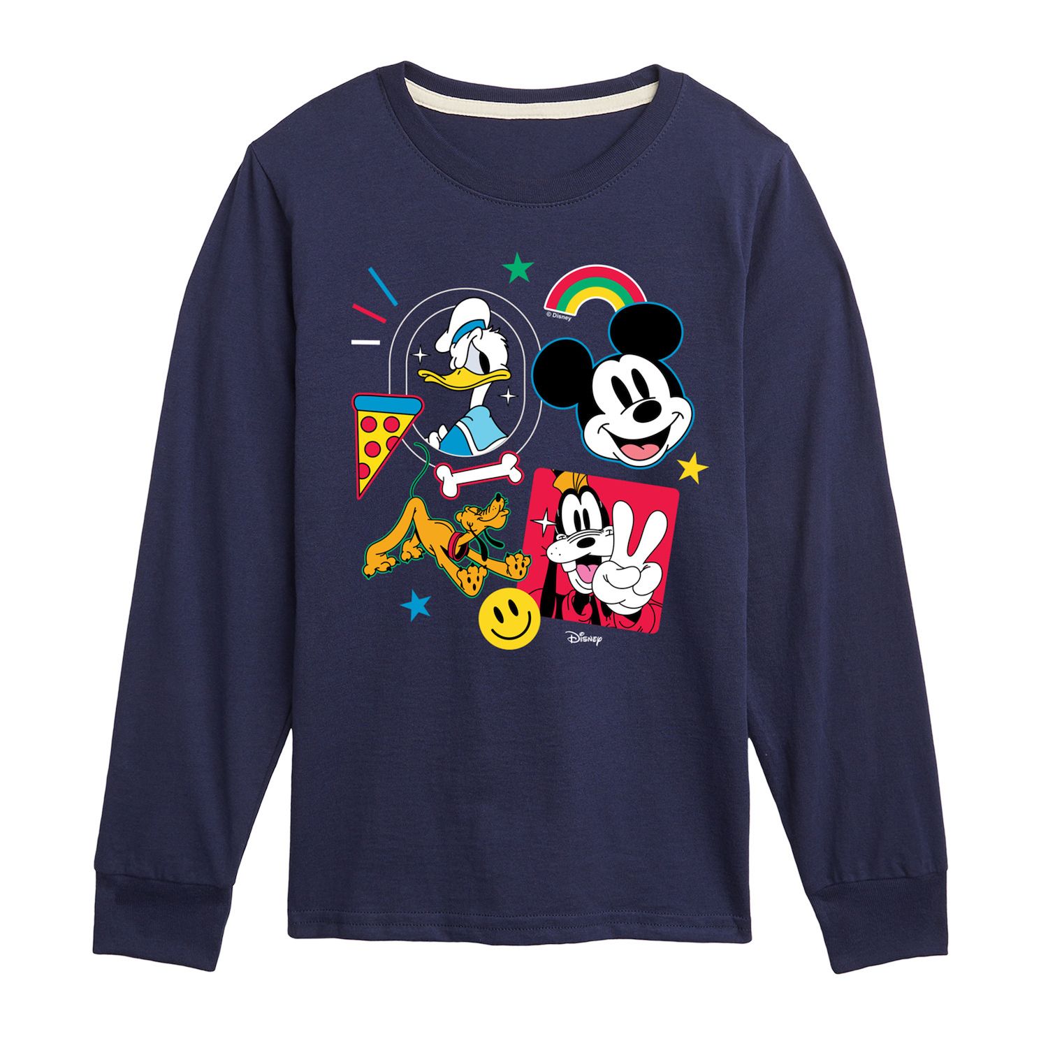 Disney's Mickey Mouse & Friends Boys 8-20 Icons Long Sleeve