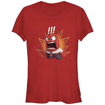 Disney's Inside Out Anger Angry Juniors' Graphic Tee