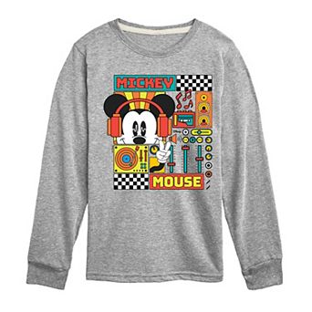 Disney's Mickey Mouse Boys 8-20 Rhythm Waves Long Sleeve Graphic Tee