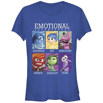 Disney's Inside Out Emotions Yearbook Juniors' Graphic Tee