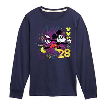 Disney's Mickey Mouse Boys 8-20 8 Bit Long Sleeve Graphic Tee