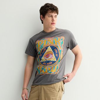 Men's Pink Floyd All Seeing Eye Crewneck Graphic Tee