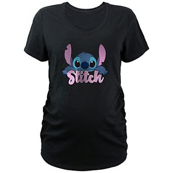 Disney's Lilo & Stitch Playful Stitch Maternity V-Neck Graphic Tee