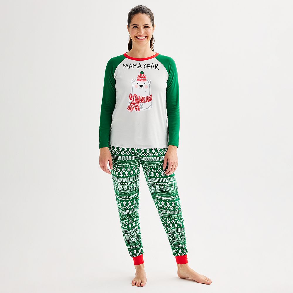Petite Jammies For Your Families® Bear Pajama Top & Jogger Pajama ...