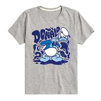 Disney's Mickey Mouse & Friends Donald Duck Boys 8-20 Drip Graphic Tee