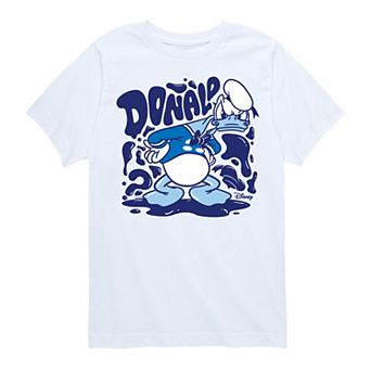 Disney's Mickey Mouse & Friends Donald Duck Boys 8-20 Drip Graphic Tee