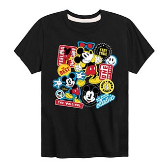 Disney's Mickey Mouse Boys 8-20 Icons Graphic Tee