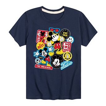 Disney's Mickey Mouse Boys 8-20 Icons Graphic Tee