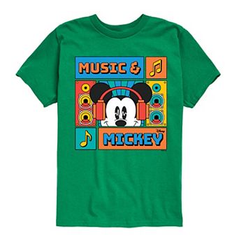 Disney's Mickey Mouse Boys 8-20 Music Graphic Tee