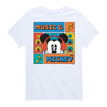Disney's Mickey Mouse Boys 8-20 Music Graphic Tee
