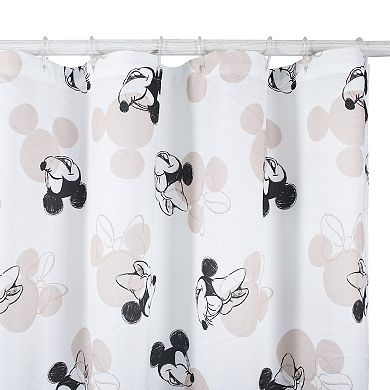 Disney's Minnie & Mickey Mouse Sketch Shower Curtain by The Big One®