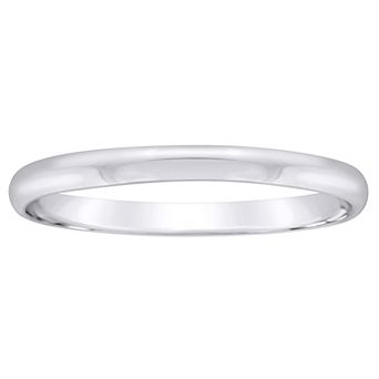 Alyson Layne 2 mm Half Round Wedding Band