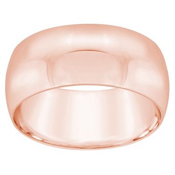 Alyson Layne Men's 8 mm Half Round Wedding Band