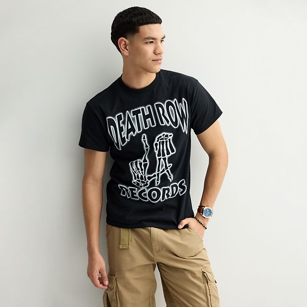 Men's Death Row Records Classic L.A. Logo Crewneck Graphic Tee