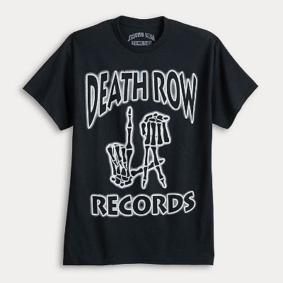 Men's Death Row Records Classic L.A. Logo Crewneck Graphic Tee