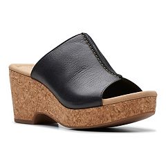 Clarks wedge store shoes sale