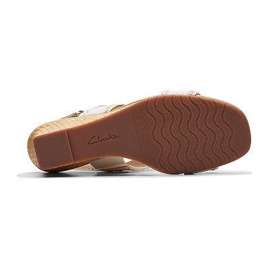 Clarks Kyarra Rose Women's Nubuck Wedge Sandals