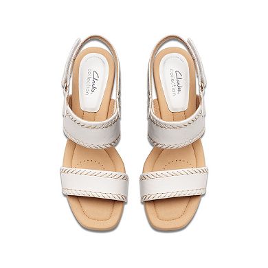Clarks Kyarra Rose Women's Nubuck Wedge Sandals