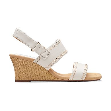 Clarks Kyarra Rose Women's Nubuck Wedge Sandals