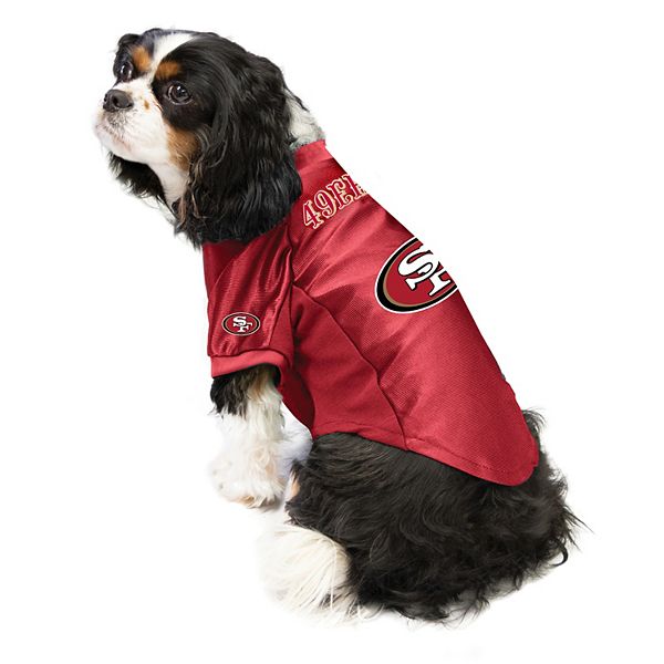 NFL 49ers Pet Stretch Jersey - Dark Red (LARGE)